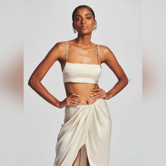 Retrofete Tops - Retrofete, Zeke Bra, Champagne, Size S - NWT